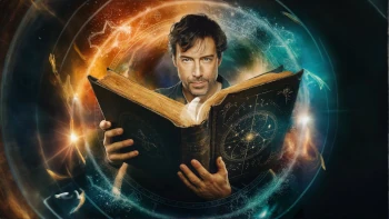 Человек с книгой о судьбах